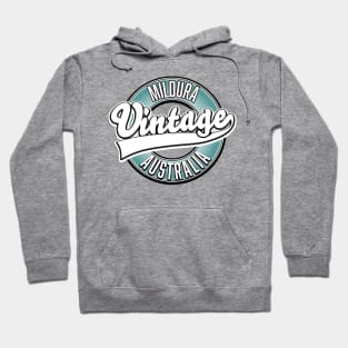 Mildura australia vintage style logo Hoodie